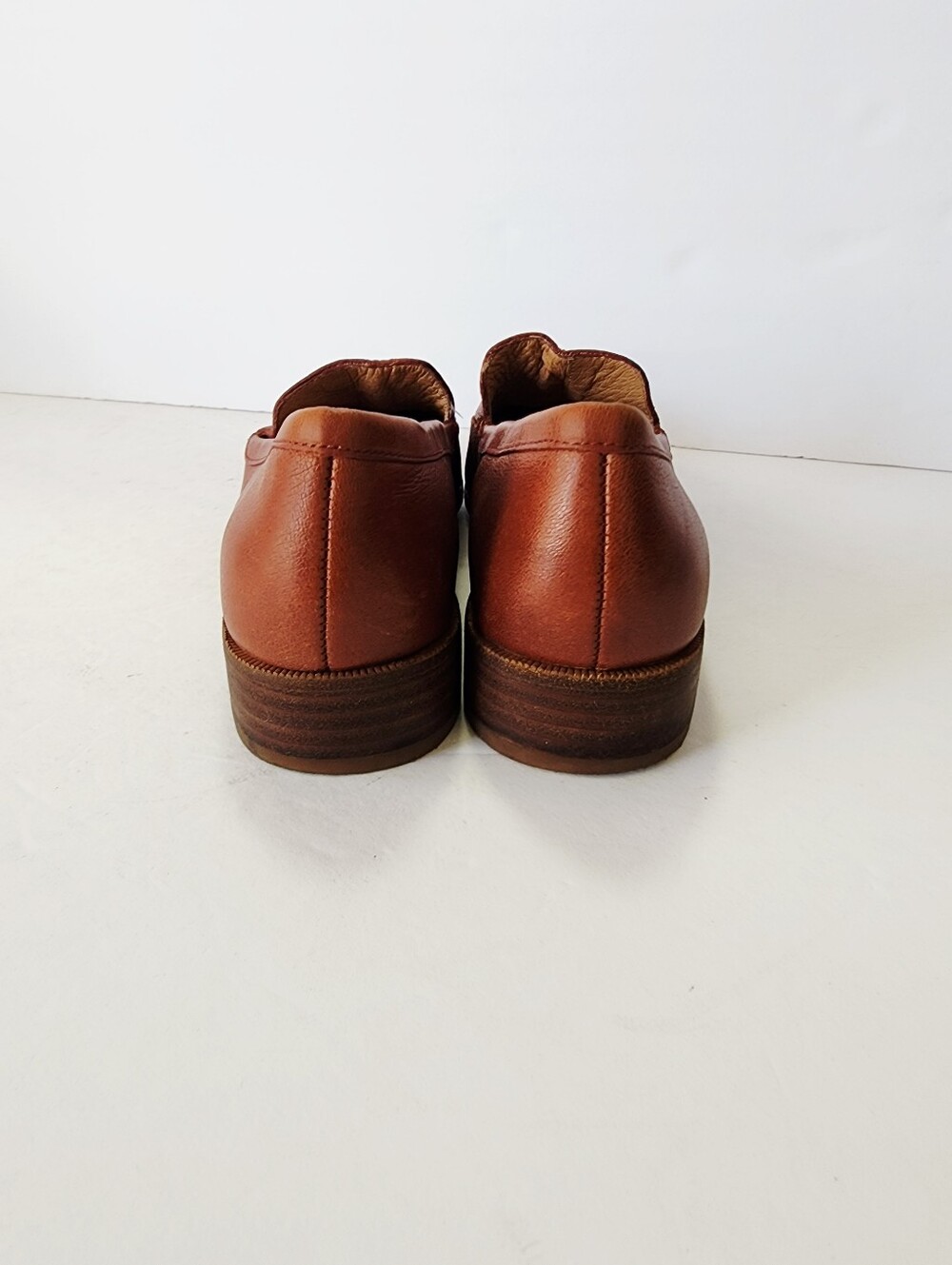 Madewell The Frances Brown Leather Slip-On Loafers Size 5 - Picture 5 of 7